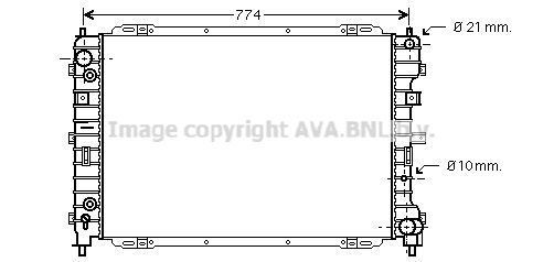 AVA QUALITY COOLING Radiaator,mootorijahutus FD2345